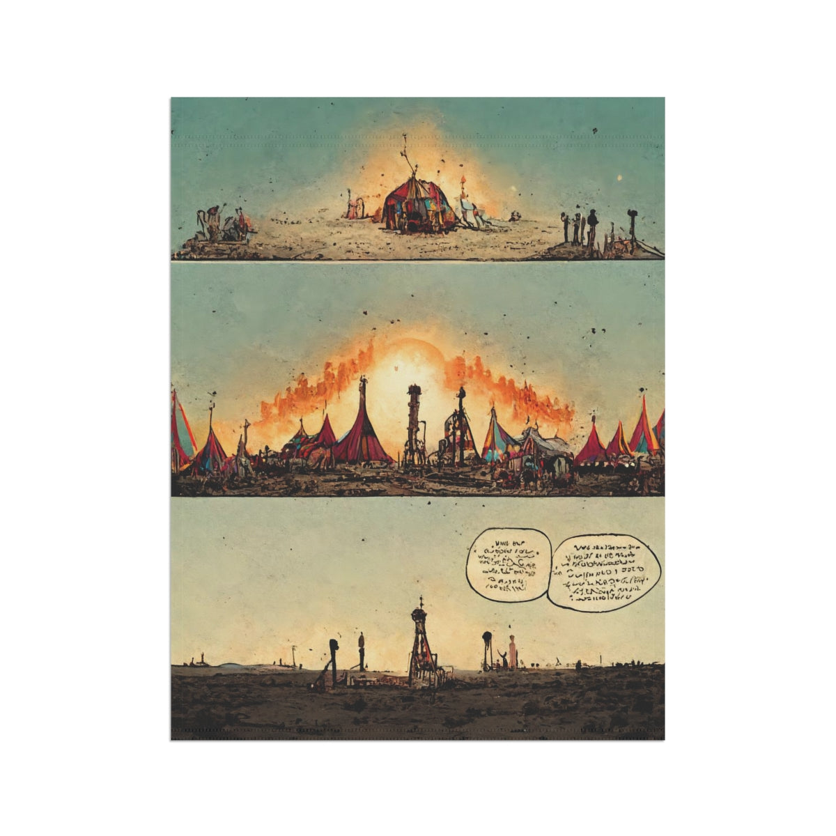 burning man festival comic