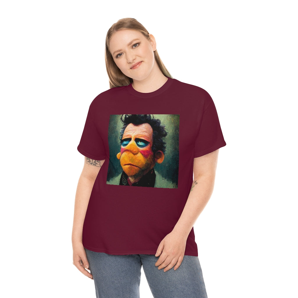 tom waits as a muppet - Unisex Heavy Cotton Tee