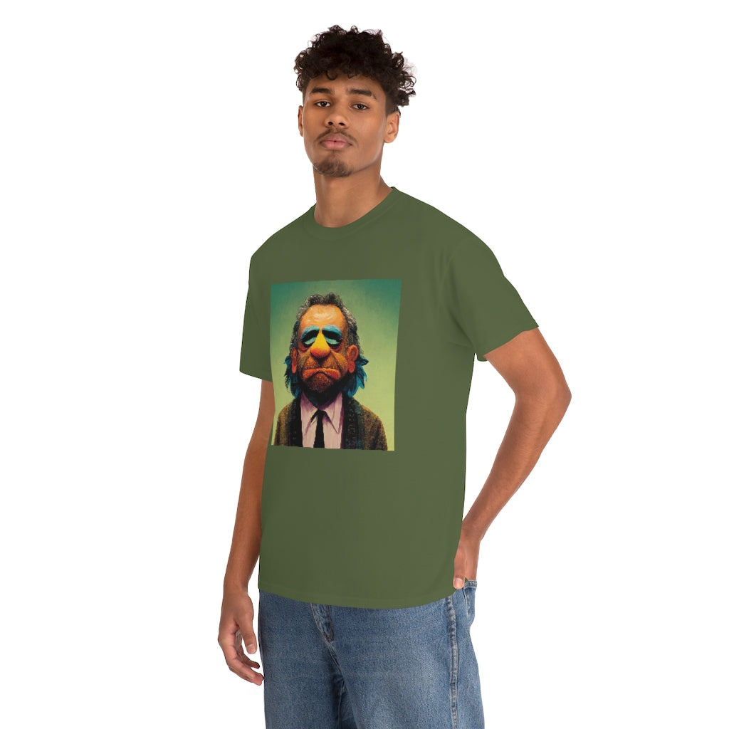 charles bukowski as a muppet - Unisex Heavy Cotton Tee