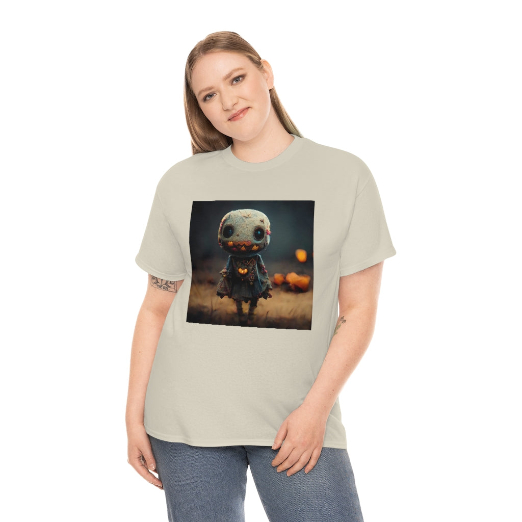 cute_halloween_zombie_concept_art_realistic_octane_render - Unisex Heavy Cotton Tee