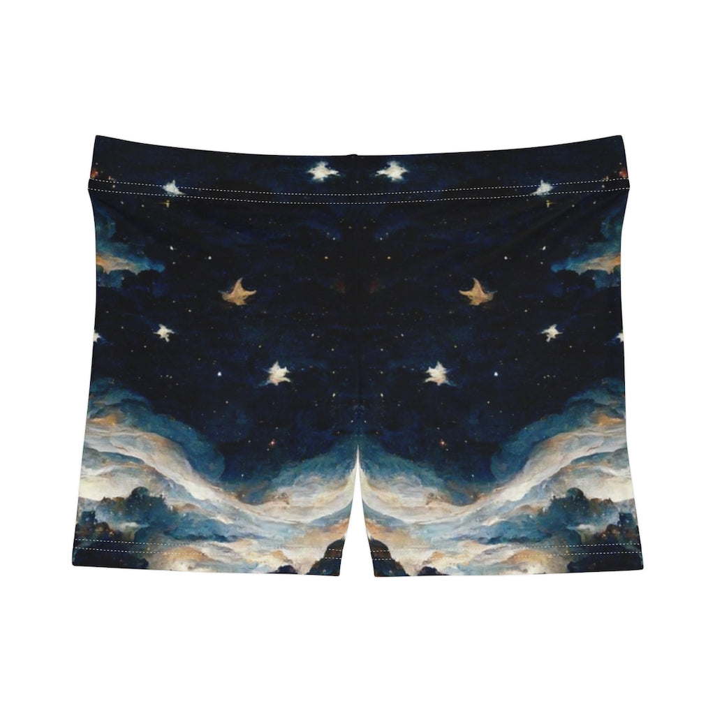 the night sky by michaelangelo mirror - Women's Shorts (AOP)