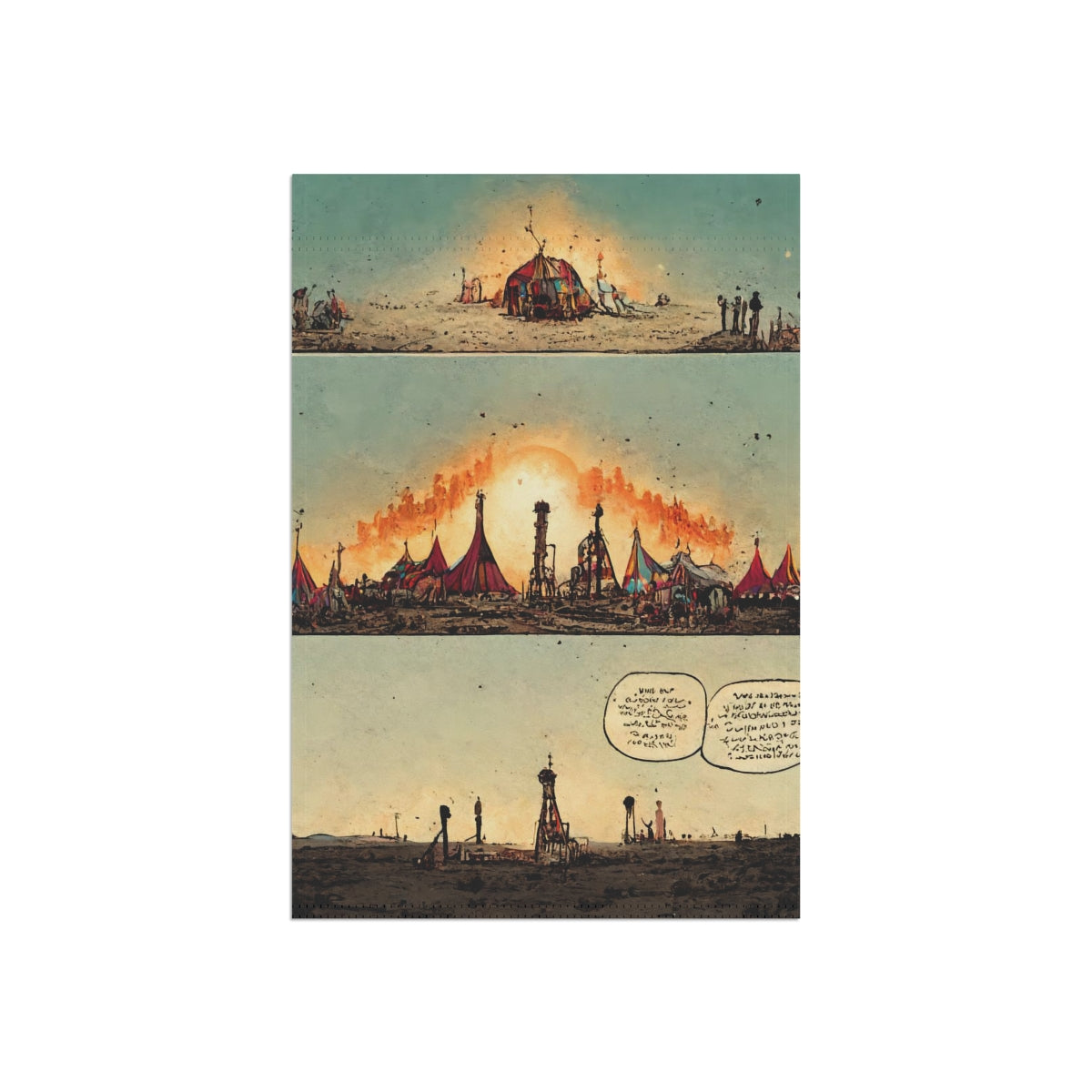 burning man festival comic