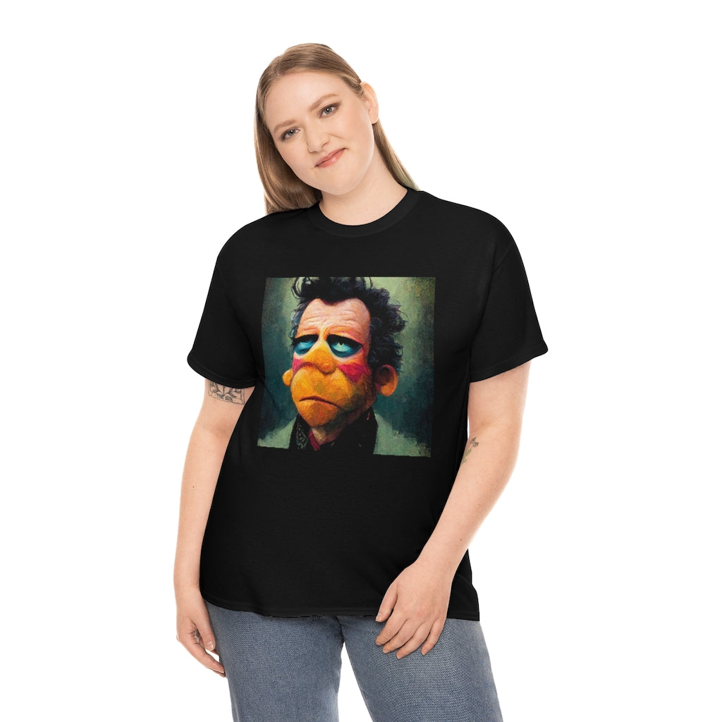 tom waits as a muppet - Unisex Heavy Cotton Tee