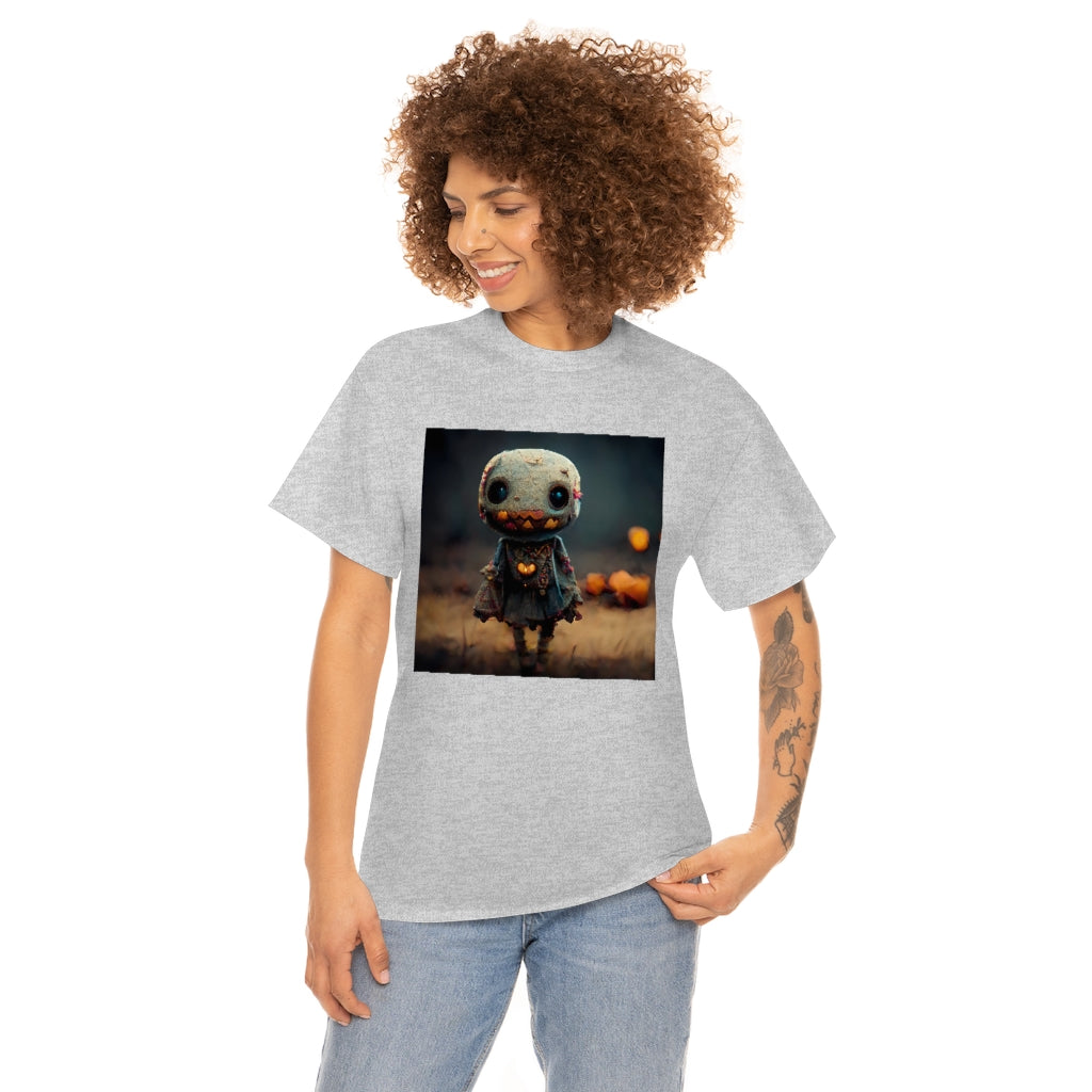 cute_halloween_zombie_concept_art_realistic_octane_render - Unisex Heavy Cotton Tee