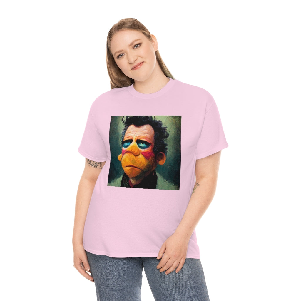 tom waits as a muppet - Unisex Heavy Cotton Tee