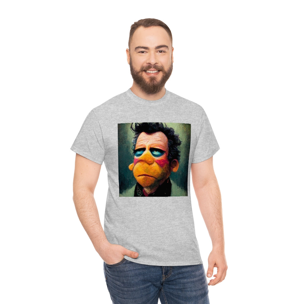 tom waits as a muppet - Unisex Heavy Cotton Tee