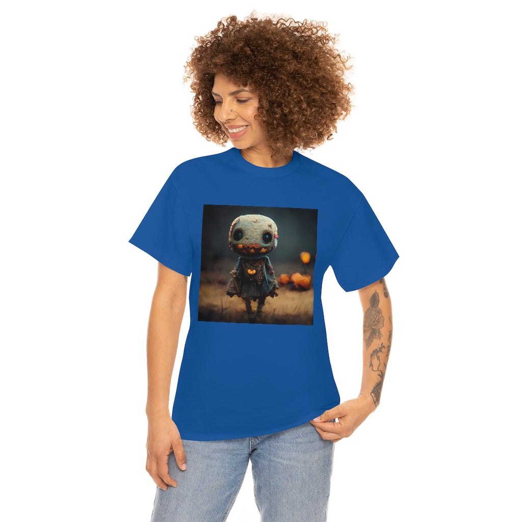 cute_halloween_zombie_concept_art_realistic_octane_render - Unisex Heavy Cotton Tee