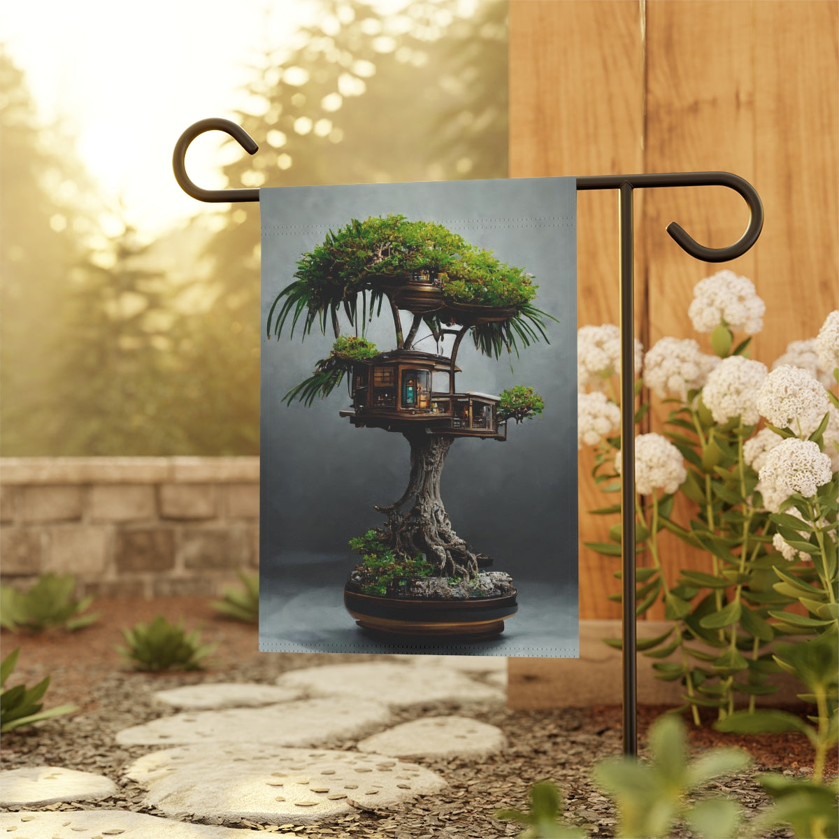 palm tree bonsai treehouse